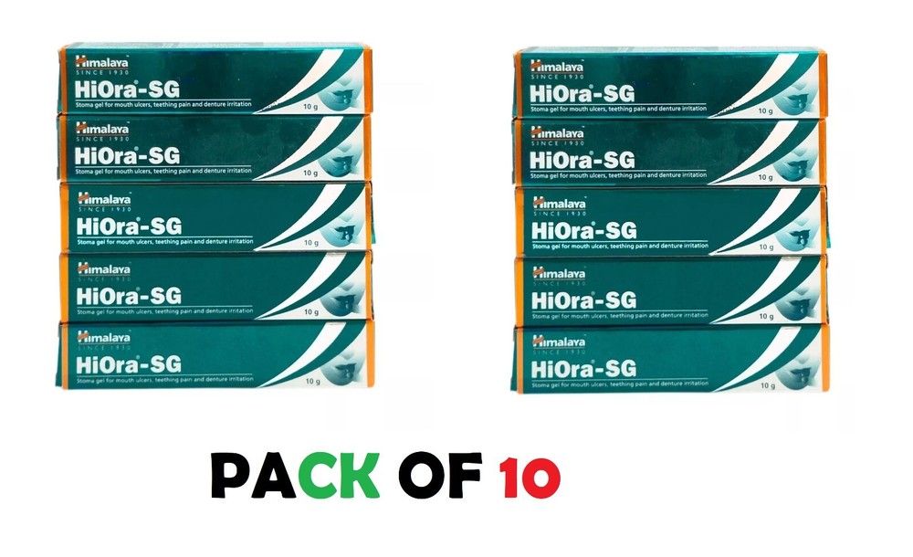 🌿 Hiora-SG Set (10 x 10g) – Himalaya | Natural Oral Care | Expiry: 02/2027 |