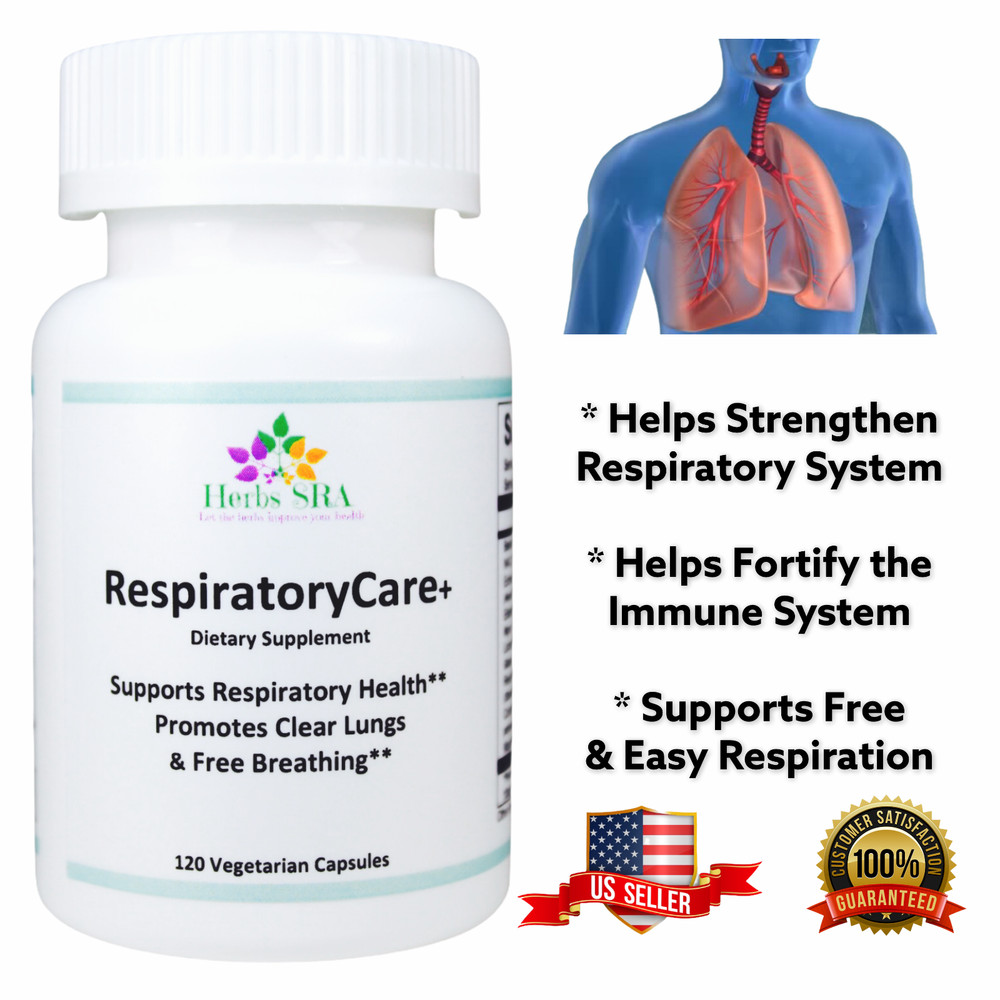 BREATHING CARE, 120 Capsules, Respiratory Defense Natural, Clear Mucus, Lungs.