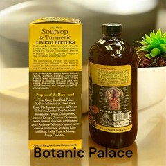 Organic Sour sop & Turmeric Living Bitter 16 oz By Essential Palace