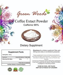 Coffee Extract (Caffeine 98%) Premium Quality Supplement Free & Fast Shipping