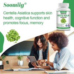 Organic Gotu Kola Leaf Centella Asiatica 1500mg Extract – Memory Immune Support