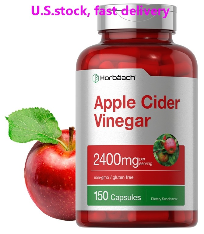 Apple Cider Vinegar Capsules | 2400mg | 150 Count | Non-GMO | by Horbaach