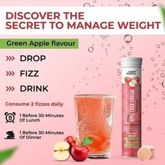 The Body Reserve Apple Cider Vinegar | 80 Tablets Pack Of 4 (Green Apple) a571