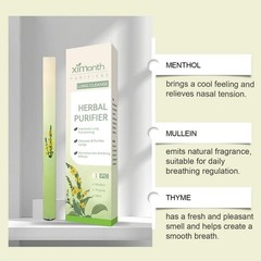 4 Style Herbal Diffuser w/Mullein Thyme Mint for Lung Health Fresh Air 4 packs