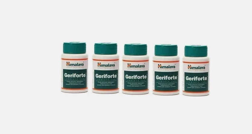 Himalaya Herbal Geriforte 5 Packs 300 Tablets Each FREE SHIP Expiry 11/2027