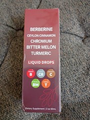 BERBERINE CEYLON CINNAMON CHROMIUM BITTER MELON TURMERIC LIQUID DROPS●2 OZ