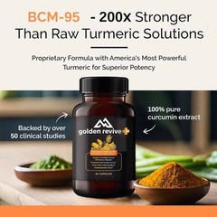 Golden Revive+Joint Support Supplement Containing Quercetin and Magnesium