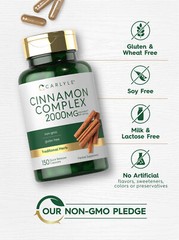 Ceylon Cinnamon Complex with Gymnema and Mulberry | 150 Capsules | by Carlyle