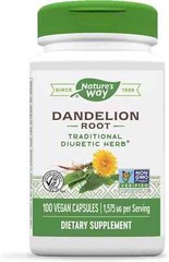 Dandelion Root 1,575 mg per serving Non-GMO Nature’s Way Gluten Free Vegetarian