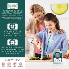 Organic Spirulina and Chlorella Capsules – Chlorophyll Pills & Blue Green Algae