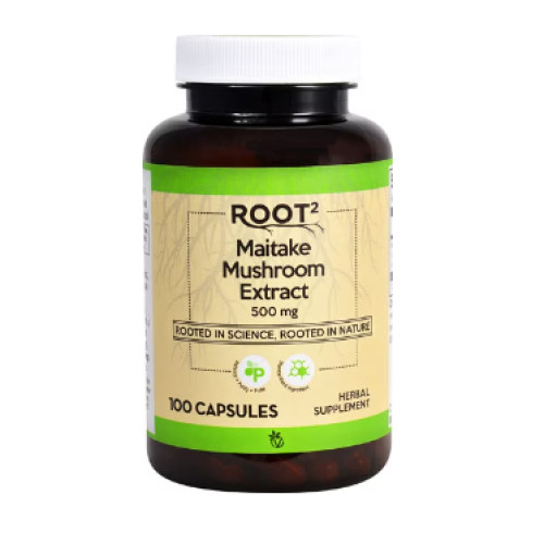 Vitacost-Root2 Maitake Mushroom Extract 500 mg 100 Capsules 12/26