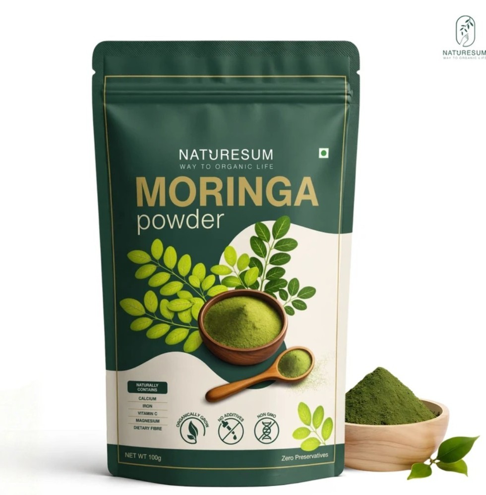 100% Natural Moringa Oleifera Leaf Powder | 100g | No Artificial Colors