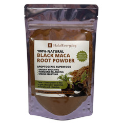Maca Root Powder Black Raw Pure Natural NonGMO Peruvian Superfood Bulk