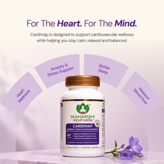 Maharishi Ayurveda Cardimap Tablets, Helps Normalises Blood Pressure 60 tab