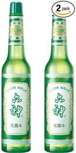 2 Bottles Flora Water Original Formula Glass Bottle (195ml) 六神 花露水