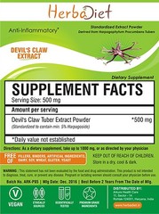 PURE Devil’s Claw Extract Powder 5% Harpagoside Harpagophytum Arthritis Support
