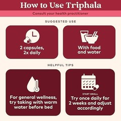 Organic India Triphala Capsules USDA Organic Herbal Supplement 180 Caps USA 2026