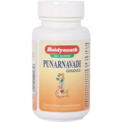 Buy 2 Get 1 FREE Baidyanath Punarnavadi Guggulu (80tab) Relieve Swelling