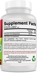 3 Pack Best Naturals CoQ10 200 mg 120 Capsules