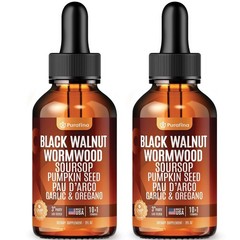 Wormwood Black Walnut Clove Liquid Drops Herbal Tincture 2 fl oz