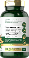 Licorice Root Capsules 900 mg | 300 Count | Non-GMO, Gluten Free | by Carlyle