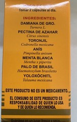 Ervioxil 50 Capsulas Azteca Palo De Brasil Menta Blanca Anis Toronjil Azahar