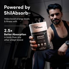 Shilajit Gummies Max Strength | Pure 100% Authentic Himalayan Origin 60 Gummies