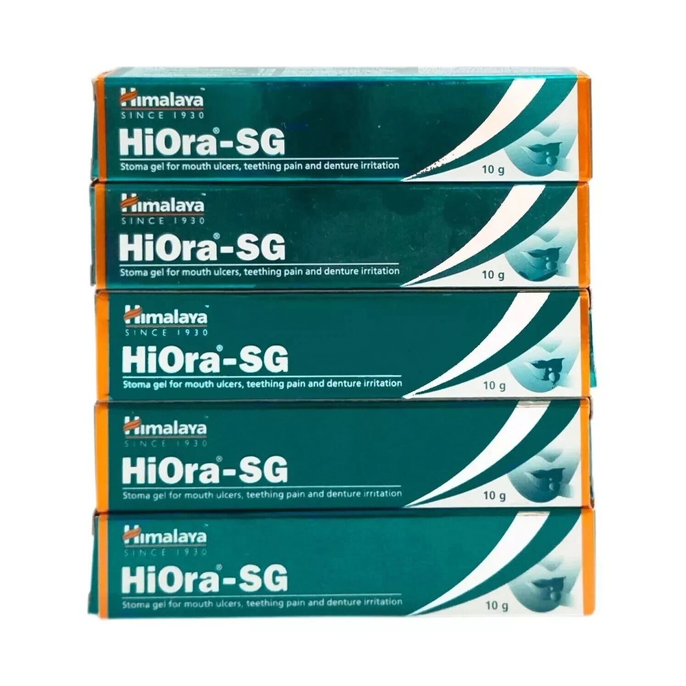🌿 Hiora-SG Set (5 x 10g) – Himalaya | Natural Oral Care | Expiry: 02/2027 |