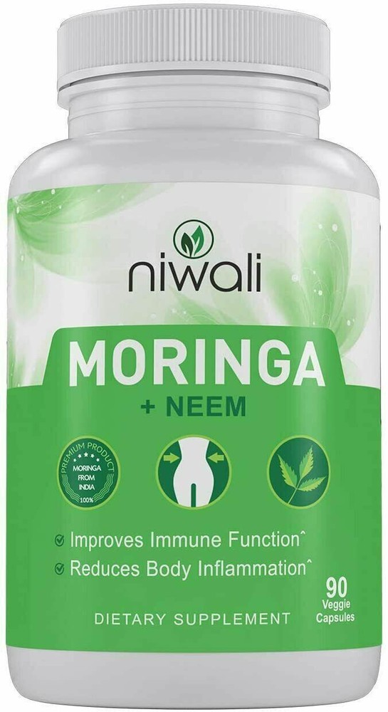 Niwali Moringa+Neem 100% Original boost your immunity & reduce body inflammation