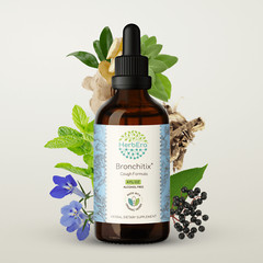 HerbEra Bronchitix Alcohol-FREE Tincture. Cough Formula