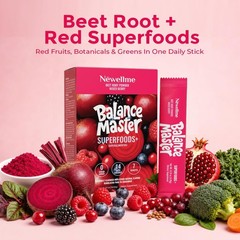 Beet Root Super Reds Powder Stick Packs – 14 Count, Mixed Berry, Sugar-Free, Nit