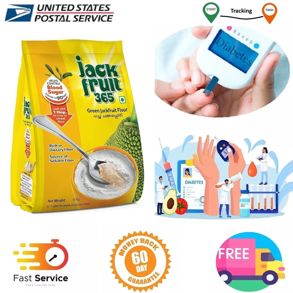 Jackfruit365 Green Jackfruit Flour-Helps to Control Sugar- 400g