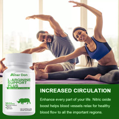3 Bottless Maca Root & L-Arginine & Korean Red Panax Ginseng 3in1 Male Enhancing