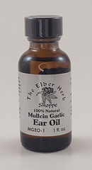 Mullein Garlic Ear Oil 1 oz – Inflammation Pain Relief -All Natural No Additives