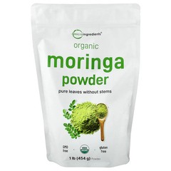 Organic Moringa Powder, 1 lb (454 g)
