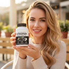 OIL Black Seed Ethiopian Softgels|4.64% Thymoquinone Capsules |Gluten-Free,60 US