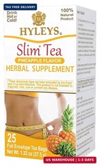 Hyleys Slim Tea Pineapple Flavor – Weight Loss Herbal Supplement Cleanse and Det