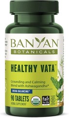 90 Tablets of Organic Healthy Vata – Natural Support for Sleep, Skin, & Clarity