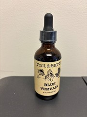 Blue Vervain Herb Extract Herbal Tincture w/ Dropper Root & Earth