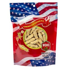 WOHO Cultivated American Ginseng 1328 Half Short Medium 8 oz Bag