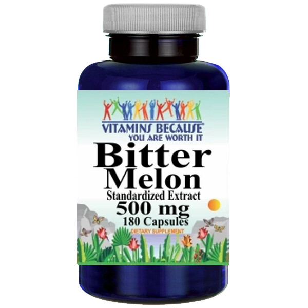 Bitter Melon Standardized Extract 500mg180 Caps Synephrine