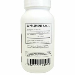 Black Maca Root – Vegetable Capsules 500mg Each – USDA Organic – Non GMO
