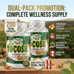 TOCOSH X 2 DUAL PACK -Fermented Potato Premium Superfood 100 % Made in Peru
