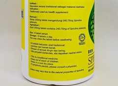 10 Bottles DXN Spirulina 500 Tablets Antioxidant Immune Boost Detox Super Food