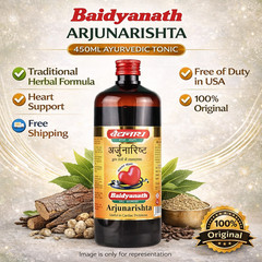 Baidyanath Arjunarishta 450ml Ayurvedic Herbal Heart Tonic Free Ship