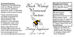 Black Walnut & Sweet Wormwood Tincture, A Traditional Cleanse
