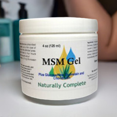 MSM Gel Plus Glucosamine, Bromelain and Chondroitin 4 oz. jar