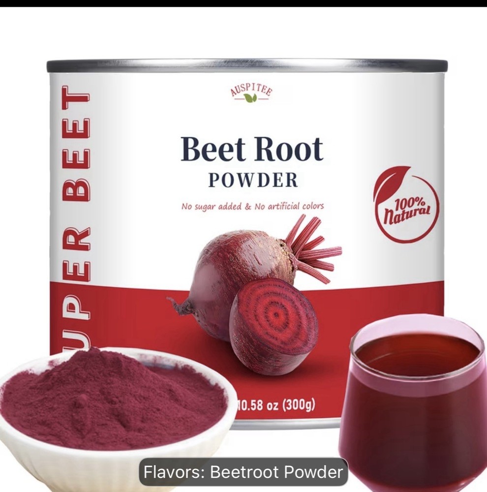300g Organic Beet Root Powder Raw Non GMO Pure Beta Vulgaris Nitric Oxide Booste