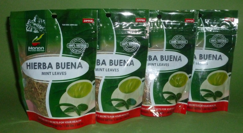 Hierba Buena Te (Mint Leaves Tea) 4 Bags