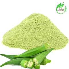 Okra Powder Natural Herbal Ground Fine Dried Lady Finger Vegetable Organic